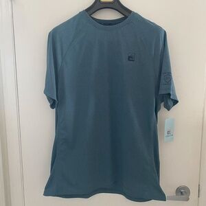 Laguna Blue Mens SunShield Heathered RashGuard 50+ UV Protection T-Shirt XL -NEW